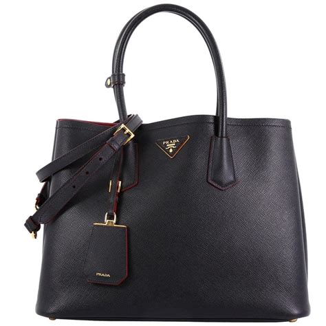 prada saffiano leather medium bag|Prada saffiano cuir leather tote.